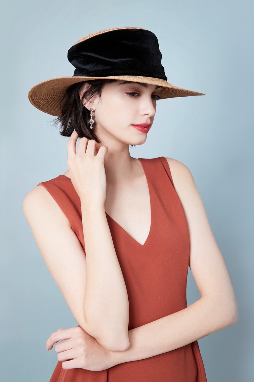 【デイジーリン/DAISY LIN】のDaisy Suntan Love 人気、トレンドファッション・服の通販 founy(ファニー) 　ファッション　Fashion　レディースファッション　Fashion for Women　キャップ&ハット　Hats & Caps　コンパクト　Compact, Small Size　フォルム　Silhouette, Form　プレート　Plate, Dish　ベロア　Velour, Soft Velvet　モダン　Modern, Contemporary　リボン　Ribbon, Bow　夏　Summer　帽子　Hat, Headwear　旅行　Travel　other-8|ID: prp329100003402304 ipo3291000000032851871