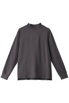 【ティーエムジー/TMG】のロングスリーブ モックネック トップス ダークグレー|ID: prp329100003405087 ipo3291000000035761287