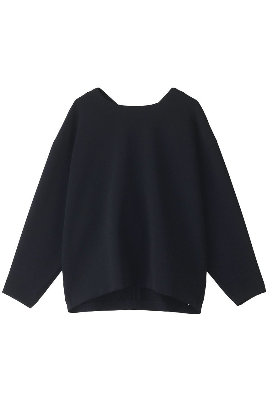 【コルピエロ/Col Pierrot】のポンチトップス インテリア・キッズ・メンズ・レディースファッション・服の通販 founy(ファニー) 　ファッション　Fashion　レディースファッション　Fashion for Women　トップス・カットソー　Cut & Sew Tops　シャツ・ブラウス・オフィスカジュアル　Elegant Blouses & Button-Ups　シンプル　Simple, Minimal　スリーブ　Sleeve, Long Sleeve / Short Sleeve　ロング　Long, Long-Length　エレガント 上品　Elegant　ビジネス 仕事 通勤　Business / Work / Commuting　ネイビー|ID: prp329100003408631 ipo3291000000036059675