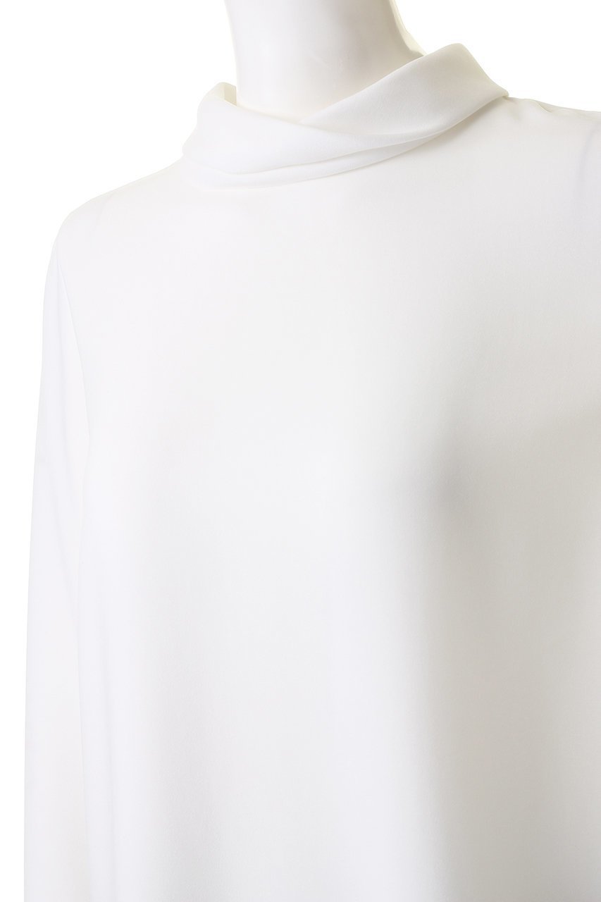 【コルピエロ/Col Pierrot】のロールネックブラウス 人気、トレンドファッション・服の通販 founy(ファニー) 　ファッション　Fashion　レディースファッション　WOMEN　トップス・カットソー　Tops/Tshirt　シャツ/ブラウス　Shirts/Blouses　とろみ　Thickness　シンプル　Simple　スリーブ　Sleeve　ロング　Long　エレガント 上品　Elegant　other-5|ID: prp329100003408633 ipo3291000000031405299