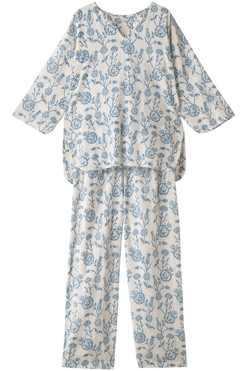 【アドリン ヒュー/Adlin Hue】の【sumiere】Sarge パジャマ インテリア・キッズ・メンズ・レディースファッション・服の通販 founy(ファニー) 　ファッション　Fashion　レディースファッション　Fashion for Women　インド　Indian Textile　パジャマ　Pajamas, Sleepwear　ブロック　Block, Solid Block Pattern　プリント　Print, Printed Pattern　リラックス　Relax, Relaxed Fit　エジプシャン ポムグラネイト|ID: prp329100003415039 ipo3291000000032834619
