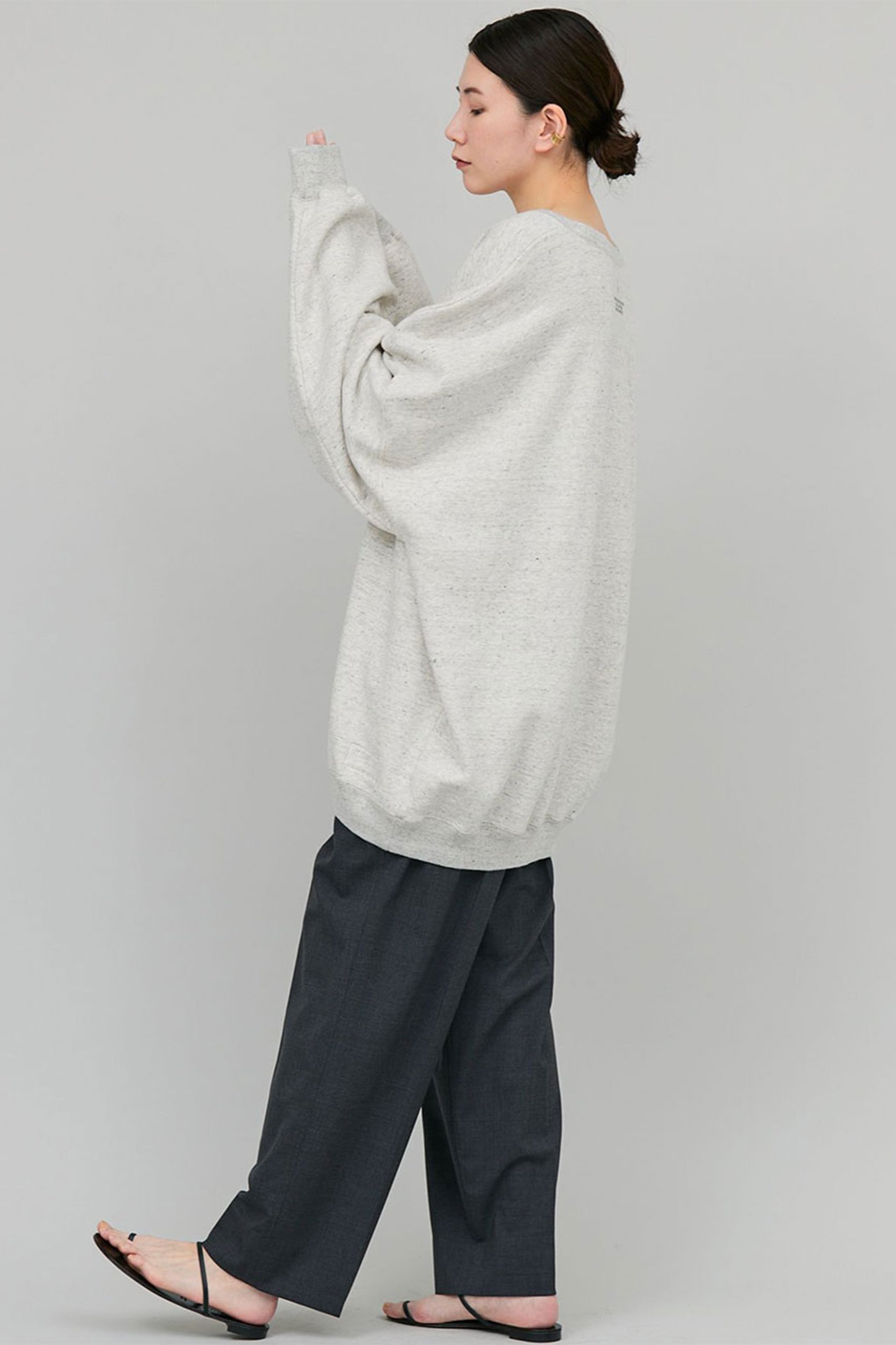 【カレンソロジー/Curensology】の〈&RC〉フレンチテリービッグトレーナー 人気、トレンドファッション・服の通販 founy(ファニー) 　ファッション　Fashion　レディースファッション　WOMEN　トップス・カットソー　Tops/Tshirt　シャツ/ブラウス　Shirts/Blouses　パーカ　Sweats　ロング / Tシャツ　T-Shirts　スウェット　Sweat　カットソー　Cut and Sewn　カーゴパンツ　Cargo Pants　キャラクター　Character　デニム　Denim　トレーナー　Trainer　定番　Standard　ミリタリー　Military　リラックス　Relax　ロング　Long　ワイド　Wide　ワーク　Work　A/W・秋冬　Aw・Autumn/Winter・Fw・Fall-Winter　おすすめ　Recommend　other-3|ID: prp329100003418596 ipo3291000000031405094