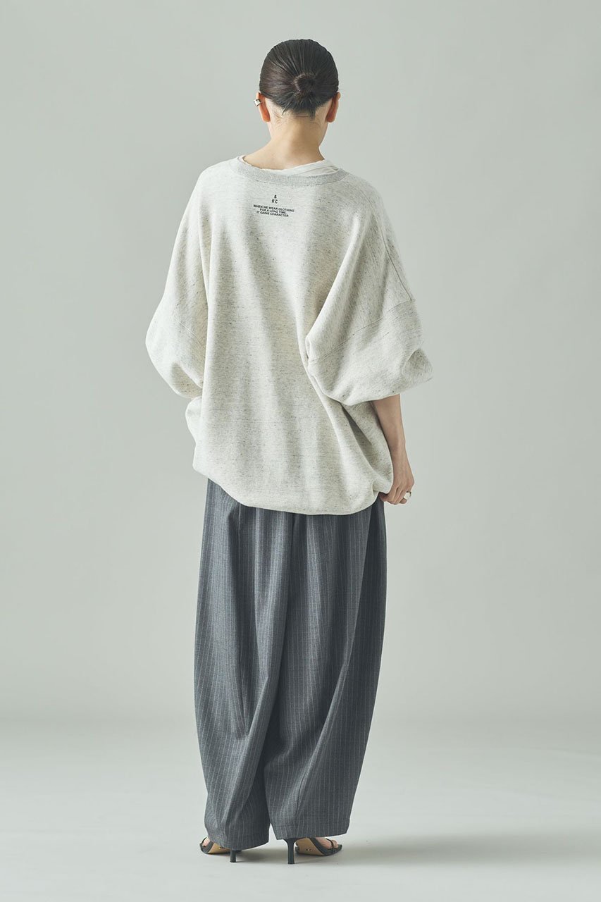 【カレンソロジー/Curensology】の〈&RC〉フレンチテリービッグトレーナー 人気、トレンドファッション・服の通販 founy(ファニー) 　ファッション　Fashion　レディースファッション　Fashion for Women　トップス・カットソー　Cut & Sew Tops　シャツ・ブラウス・オフィスカジュアル　Elegant Blouses & Button-Ups　レディースパーカー・カジュアルフーディー　Casual Hoodies & Sweatshirts　ロングTシャツ・Tシャツ　Longline T-Shirts & Tees　スウェット・クルーネックトップス　Sweatshirts & Crewnecks / Relaxed Fit Sweat Tops　カットソー・ベーシックTシャツ　Cut-and-Sewn Tops / Stretch Tees & Basics　カーゴパンツ　Cargo Pants, Utility Pants　キャラクター　Character, Licensed Characters　デニム　Denim, Jeans Material　トレーナー　Sweatshirt, Trainer　定番　Standard, Basic Item　ミリタリー　Military, Army Style　リラックス　Relax, Relaxed Fit　ロング　Long, Long-Length　ワイド　Wide, Wide Fit　ワーク　Workwear, Utility Style　A/W・秋冬　Autumn/Winter　おすすめ　Recommended / Our Picks　other-7|ID: prp329100003418596 ipo3291000000036247876