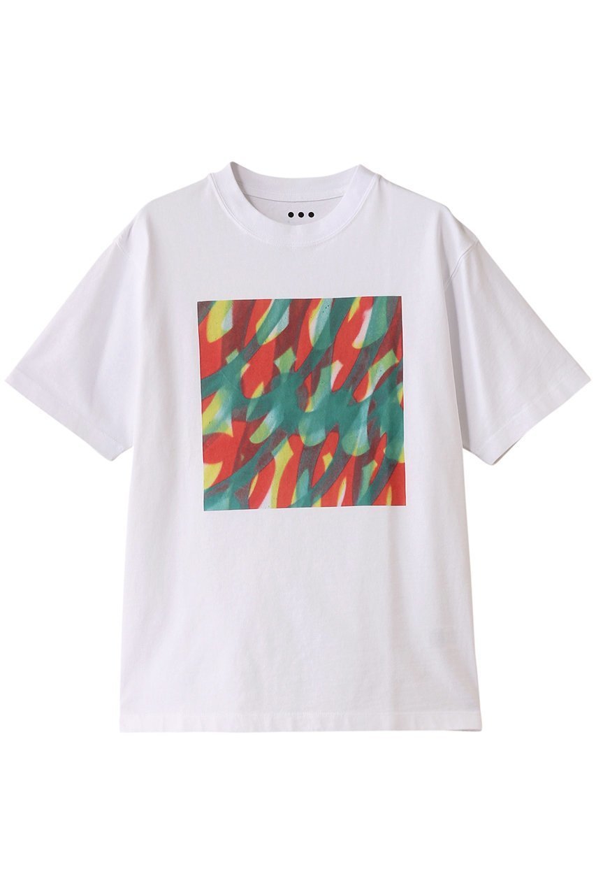 【スリー ドッツ/three dots】の【UNISEX】グラフィックTシャツ インテリア・キッズ・メンズ・レディースファッション・服の通販 founy(ファニー) 　ファッション　Fashion　レディースファッション　Fashion for Women　トップス・カットソー　Cut & Sew Tops　シャツ・ブラウス・オフィスカジュアル　Elegant Blouses & Button-Ups　ロングTシャツ・Tシャツ　Longline T-Shirts & Tees　カットソー・ベーシックTシャツ　Cut-and-Sewn Tops / Stretch Tees & Basics　ユニセックス　Unisex, Genderless　グラフィック　Graphic, Graphic Design　ショート　Short, Short Length　スリーブ　Sleeve, Long Sleeve / Short Sleeve　デニム　Denim, Jeans Material　プリント　Print, Printed Pattern　フォレスト|ID: prp329100003418614 ipo3291000000035061091