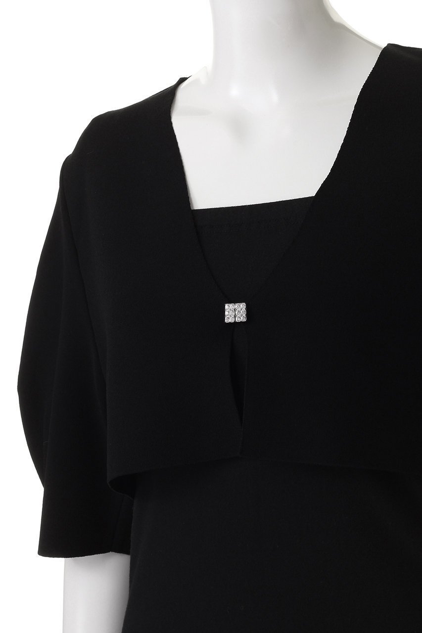 【デイジーリン/DAISY LIN】のCocoon Sleeve Cardigan 人気、トレンドファッション・服の通販 founy(ファニー) 　ファッション　Fashion　レディースファッション　Fashion for Women　トップス・カットソー　Cut & Sew Tops　ニット　Knit Tops & Sweaters　カーディガン・羽織り　Layered Style Cardigans　カーディガン　Cardigan, Knitwear　ビジュー　Bijou, Jewel-like Accent　フロント　Front, Front Design　半袖　Short Sleeve, Half Sleeve　other-5|ID: prp329100003418648 ipo3291000000032959336