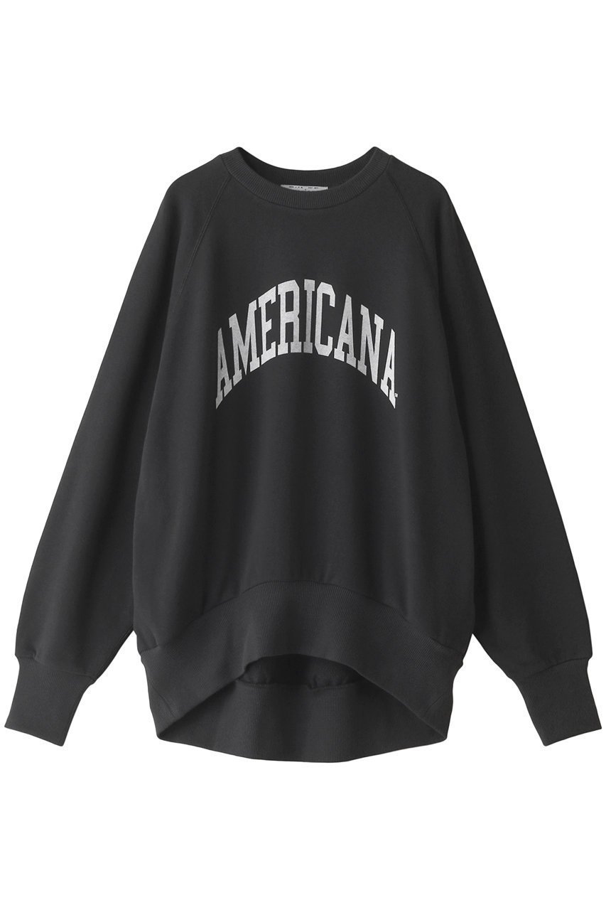 【アメリカーナ/Americana】の【TSUKUTTE】【ELLE SHOP限定】ワイドプルオーバーロゴクルースウェット 人気、トレンドファッション・服の通販 founy(ファニー) 　ファッション　Fashion　レディースファッション　WOMEN　トップス・カットソー　Tops/Tshirt　シャツ/ブラウス　Shirts/Blouses　パーカ　Sweats　ロング / Tシャツ　T-Shirts　プルオーバー　Pullover　スウェット　Sweat　カットソー　Cut and Sewn　シンプル　スリーブ　フェミニン　フロント　ロング　今季　 other-1|ID: prp329100003418657 ipo3291000000022875648