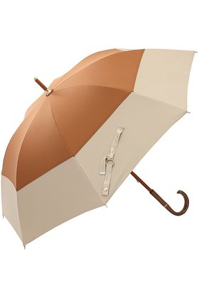 【グレイシー/Gracy】のGRC 晴雨兼用楽折長傘 Tender bicolor 人気、トレンドファッション・服の通販 founy(ファニー) ファッション Fashion レディースファッション Fashion for Women レイングッズ・傘・晴雨兼用傘 Umbrellas & Rain Gear ウッド Wooden Design ハンカチ Handkerchief, Hanky ベーシック Basic, Essential 傘 Umbrella, Parasol 時計 Watch, Wristwatch |ID:prp329100003419383