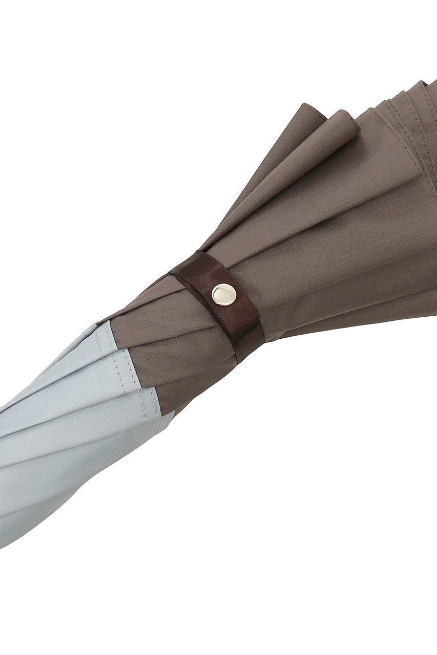 【グレイシー/Gracy】のGRC 晴雨兼用楽折長傘 Tender bicolor 人気、トレンドファッション・服の通販 founy(ファニー) 　ファッション　Fashion　レディースファッション　Fashion for Women　レイングッズ・傘・晴雨兼用傘　Umbrellas & Rain Gear　ウッド　Wooden Design　ハンカチ　Handkerchief, Hanky　ベーシック　Basic, Essential　傘　Umbrella, Parasol　時計　Watch, Wristwatch　other-3|ID: prp329100003419383 ipo3291000000032860224
