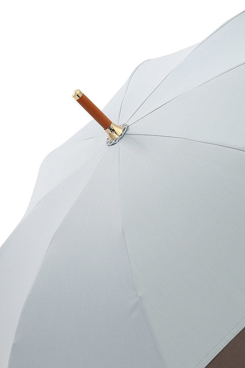 【グレイシー/Gracy】のGRC 晴雨兼用楽折長傘 Tender bicolor 人気、トレンドファッション・服の通販 founy(ファニー) 　ファッション　Fashion　レディースファッション　Fashion for Women　レイングッズ・傘・晴雨兼用傘　Umbrellas & Rain Gear　ウッド　Wooden Design　ハンカチ　Handkerchief, Hanky　ベーシック　Basic, Essential　傘　Umbrella, Parasol　時計　Watch, Wristwatch　other-5|ID: prp329100003419383 ipo3291000000032860233