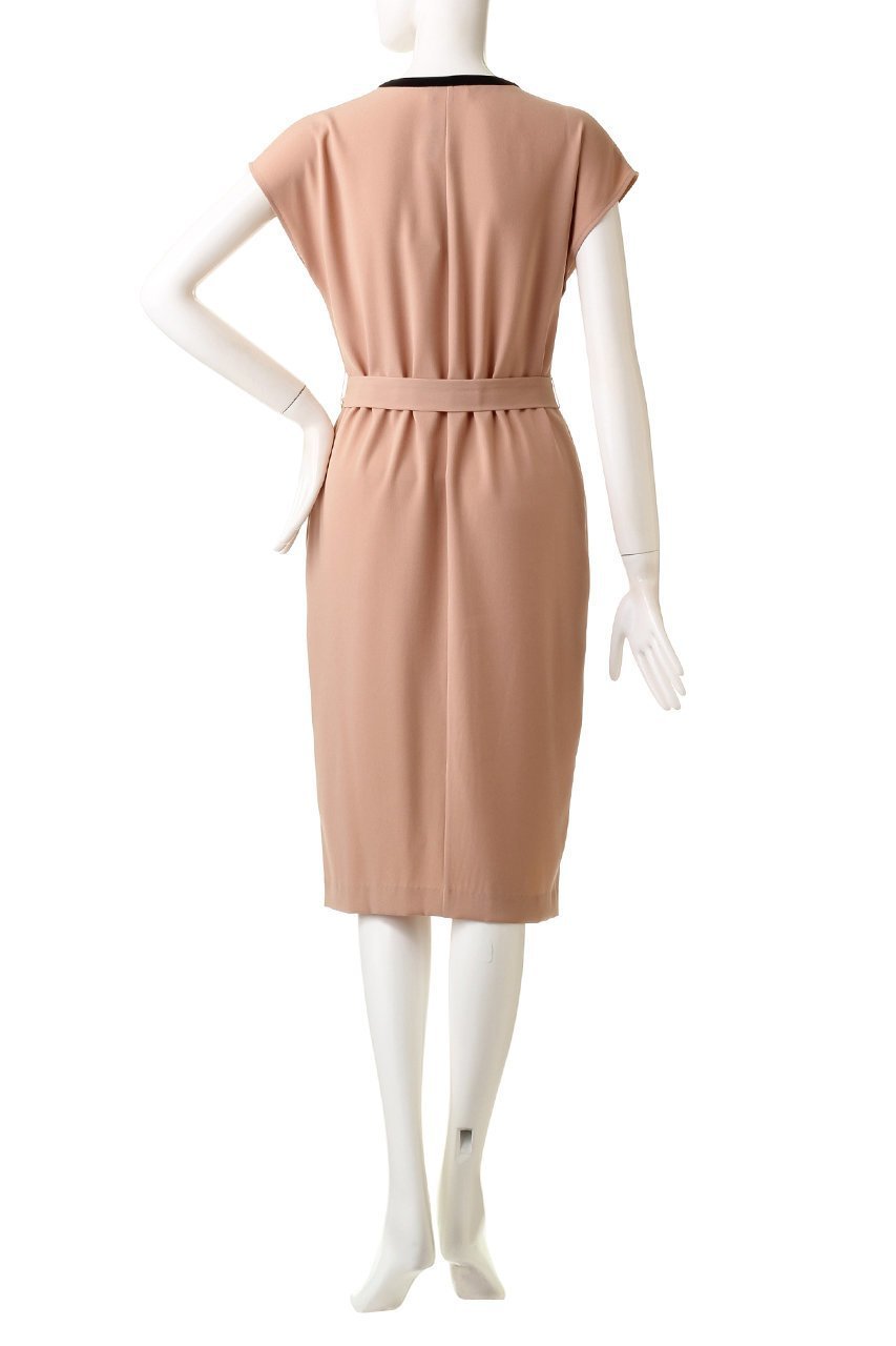 【ベイジ,/BEIGE,】のCINDY(シンディー)/Vネックワンピース 人気、トレンドファッション・服の通販 founy(ファニー) 　ファッション　Fashion　レディースファッション　Fashion for Women　ワンピース　Dresses　チュニック　Tunic Tops & Dresses　おすすめ　Recommended / Our Picks　ジャケット　Jacket, Outerwear　スリット　Slit, Slit Detail　セットアップ　Set-Up, Coordinated Outfit　チュニック　Tunic, Long Top　リボン　Ribbon, Bow　エレガント 上品　Elegant　再入荷　Restock / Back in Stock　定番　Standard, Basic Item　other-4|ID: prp329100003419416 ipo3291000000032902453