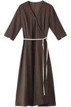 【ベイジ,/BEIGE,】のCINDY(シンディー)/カシュクールワンピース Mocha×Ecru|ID: prp329100003419417 ipo3291000000022684528