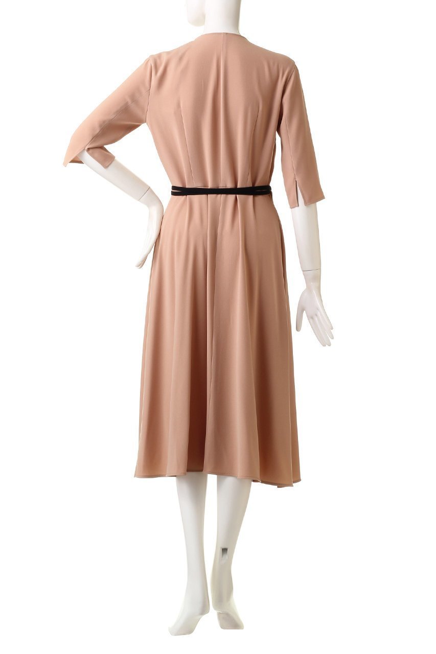 【ベイジ,/BEIGE,】のCINDY(シンディー)/カシュクールワンピース 人気、トレンドファッション・服の通販 founy(ファニー) 　ファッション　Fashion　レディースファッション　Fashion for Women　ワンピース　Dresses　チュニック　Tunic Tops & Dresses　ジャケット　Jacket, Outerwear　チュニック　Tunic, Long Top　フィット　Fit, Slim Fit　フレア　Flare, Flared　ラップ　Wrap, Wrap Design　リボン　Ribbon, Bow　ロング　Long, Long-Length　エレガント 上品　Elegant　定番　Standard, Basic Item　other-4|ID: prp329100003419417 ipo3291000000036672601