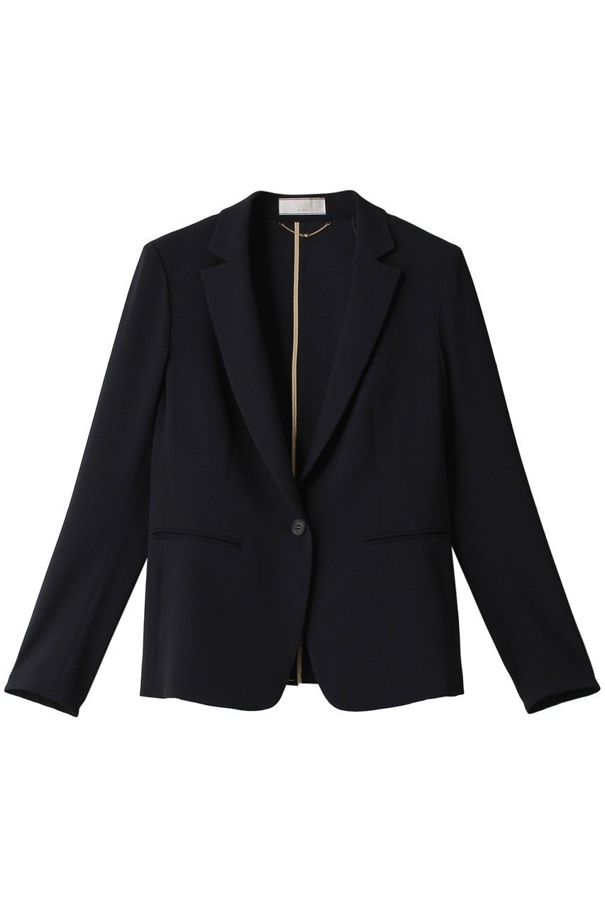 【ベイジ,/BEIGE,】のCINDY(シンディー)/テーラードジャケット インテリア・キッズ・メンズ・レディースファッション・服の通販 founy(ファニー) 　ファッション　Fashion　レディースファッション　Fashion for Women　アウター　Coat / Outerwear Collection　レディースジャケット・軽アウター　Jackets　テーラードジャケット / 通勤・きれいめスタイル　Tailored Jackets & Blazers　ジャケット　Jacket, Outerwear　スタイリッシュ　Stylish, Fashionable　ストレッチ　Stretch, Stretchy Fabric　パイピング　Piping, Trim Design　エレガント 上品　Elegant　定番　Standard, Basic Item　Navy|ID: prp329100003419418 ipo3291000000032911994
