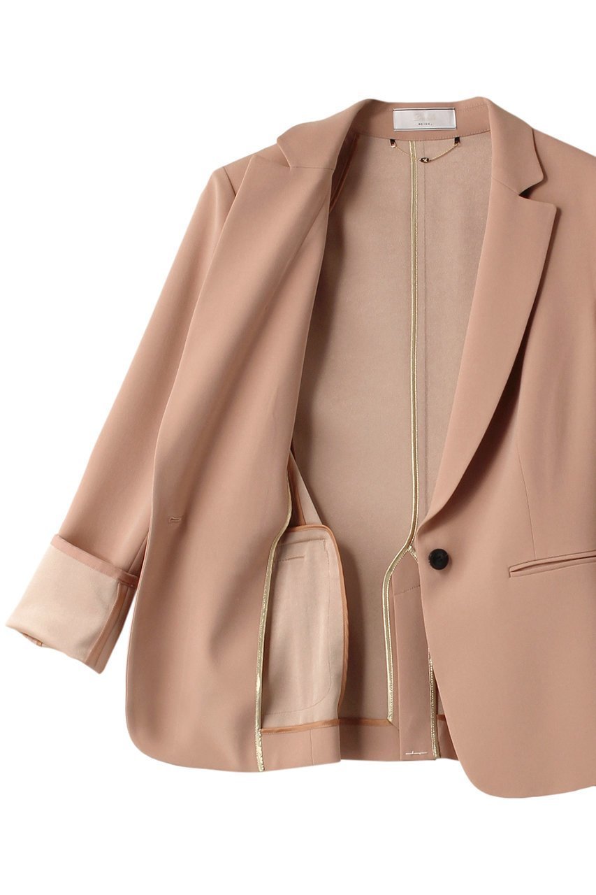 【ベイジ,/BEIGE,】のCINDY(シンディー)/テーラードジャケット 人気、トレンドファッション・服の通販 founy(ファニー) 　ファッション　Fashion　レディースファッション　Fashion for Women　アウター　Coat / Outerwear Collection　レディースジャケット・軽アウター　Jackets　テーラードジャケット / 通勤・きれいめスタイル　Tailored Jackets & Blazers　ジャケット　Jacket, Outerwear　スタイリッシュ　Stylish, Fashionable　ストレッチ　Stretch, Stretchy Fabric　パイピング　Piping, Trim Design　エレガント 上品　Elegant　定番　Standard, Basic Item　other-6|ID: prp329100003419418 ipo3291000000036171991