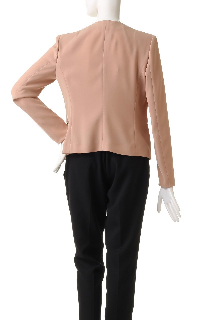 【ベイジ,/BEIGE,】のCINDY(シンディー)/ノーカラージャケット 人気、トレンドファッション・服の通販 founy(ファニー) 　ファッション　Fashion　レディースファッション　WOMEN　アウター　Coat Outerwear　ジャケット　Jackets　ノーカラージャケット　No Collar Leather Jackets　ジャケット　Jacket　ストレッチ　Stretch　パイピング　Piping　エレガント 上品　Elegant　定番　Standard　other-4|ID: prp329100003419419 ipo3291000000031405030