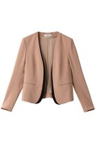 【ベイジ,/BEIGE,】のCINDY(シンディー)/ノーカラージャケット D.Nude×Black|ID: prp329100003419419 ipo3291000000035655324