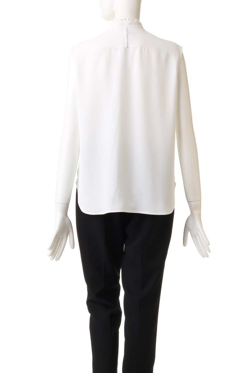 【ベイジ,/BEIGE,】のEVA(エヴァ)/ブラウス 人気、トレンドファッション・服の通販 founy(ファニー) ファッション Fashion レディースファッション Fashion for Women トップス・カットソー Cut & Sew Tops シャツ・ブラウス・オフィスカジュアル Elegant Blouses & Button-Ups とろみ Fluid, Flowy Fabric ショート Short, Short Length ジョーゼット Georgette, Semi-Sheer Fabric ストレッチ Stretch, Stretchy Fabric スリーブ Sleeve, Long Sleeve / Short Sleeve フリル Frill, Ruffle エレガント 上品 Elegant other-4|ID: prp329100003419420 ipo3291000000032912551