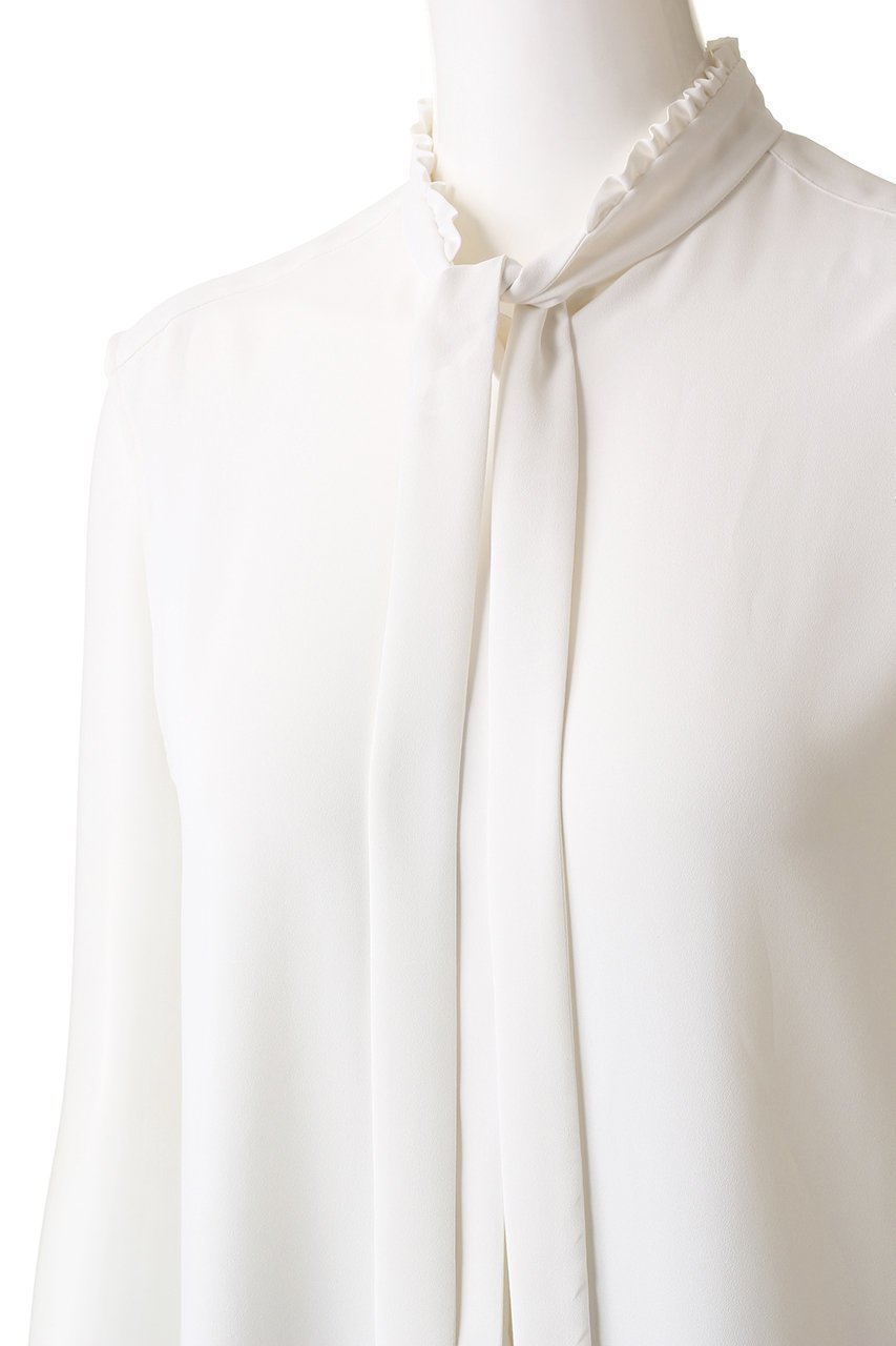 【ベイジ,/BEIGE,】のEVA(エヴァ)/ブラウス 人気、トレンドファッション・服の通販 founy(ファニー) ファッション Fashion レディースファッション Fashion for Women トップス・カットソー Cut & Sew Tops シャツ・ブラウス・オフィスカジュアル Elegant Blouses & Button-Ups とろみ Fluid, Flowy Fabric ショート Short, Short Length ジョーゼット Georgette, Semi-Sheer Fabric ストレッチ Stretch, Stretchy Fabric スリーブ Sleeve, Long Sleeve / Short Sleeve フリル Frill, Ruffle エレガント 上品 Elegant other-5|ID: prp329100003419420 ipo3291000000032912556