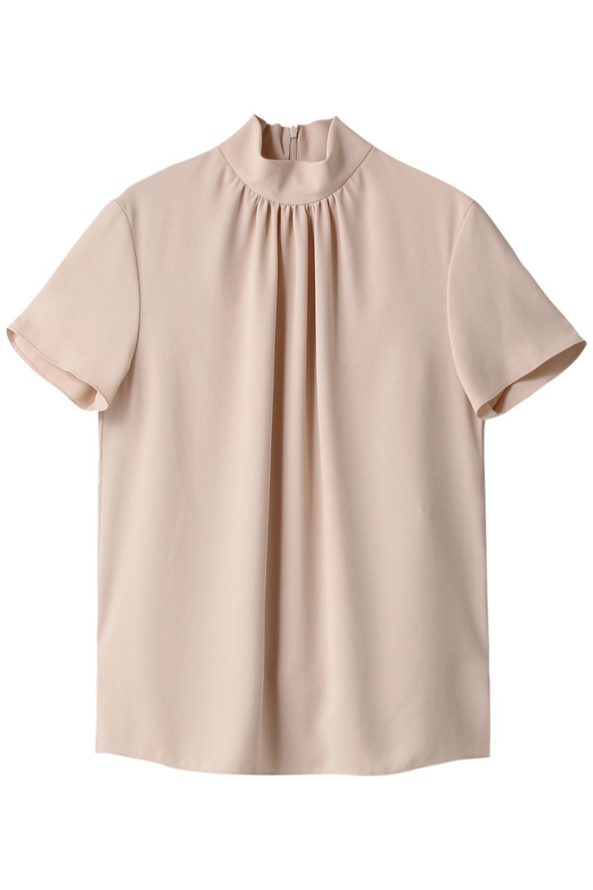 【ベイジ,/BEIGE,】のEVA(エヴァ)/ギャザーブラウス インテリア・キッズ・メンズ・レディースファッション・服の通販 founy(ファニー) 　ファッション　Fashion　レディースファッション　WOMEN　トップス・カットソー　Tops/Tshirt　シャツ/ブラウス　Shirts/Blouses　インナー　Inner　エレガント 上品　Elegant　ギャザー　Gather　ショート　Short　スリーブ　Sleeve　ドレープ　Drape　ハイネック　High Neck　Nude|ID: prp329100003419421 ipo3291000000022684543