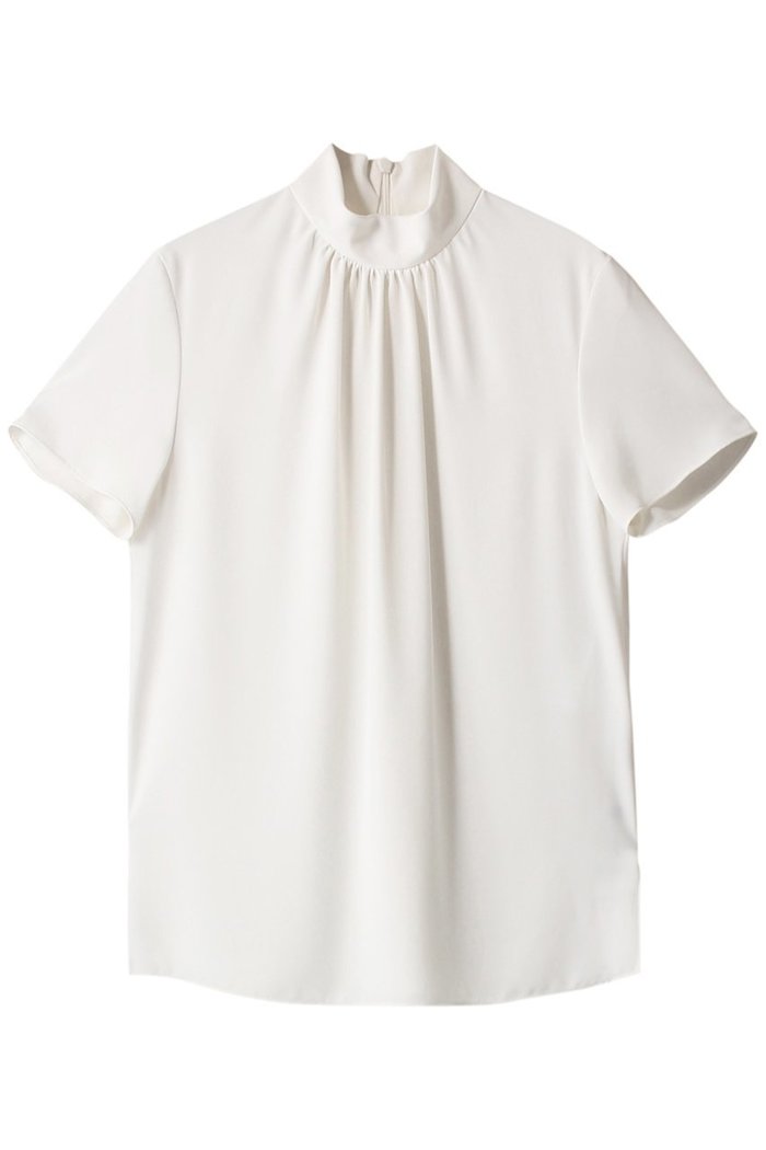 【ベイジ,/BEIGE,】のEVA(エヴァ)/ギャザーブラウス インテリア・キッズ・メンズ・レディースファッション・服の通販 founy(ファニー) https://founy.com/ ファッション Fashion レディースファッション Fashion for Women トップス・カットソー Cut & Sew Tops シャツ・ブラウス・オフィスカジュアル Elegant Blouses & Button-Ups インナー Innerwear エレガント 上品 Elegant ギャザー Gathered, Ruffled ショート Short, Short Length スリーブ Sleeve, Long Sleeve / Short Sleeve ドレープ Drape, Draping Fabric ハイネック High Neck, Mock Neck |ID: prp329100003419421 ipo3291000000036402296