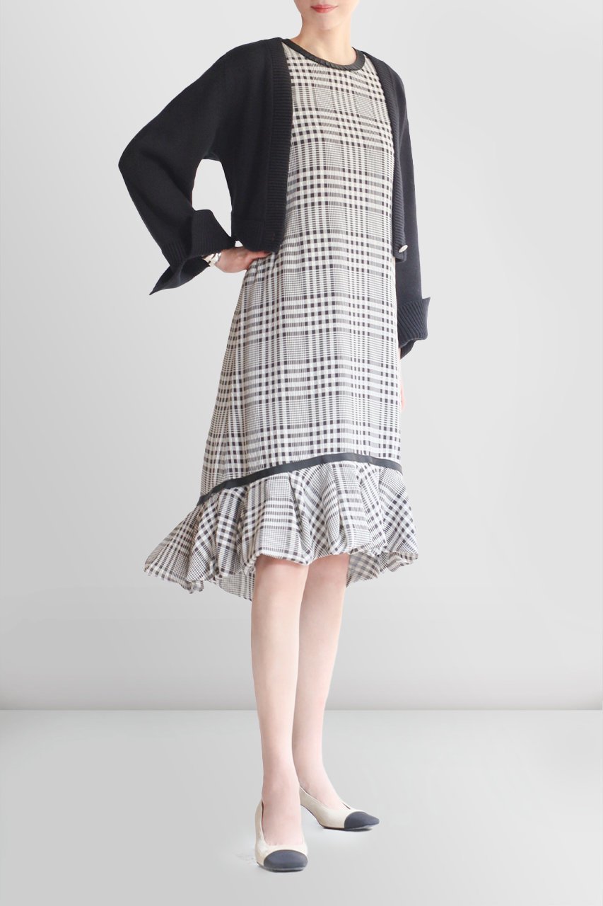【デイジーリン/DAISY LIN】のDress ”Victoria” 人気、トレンドファッション・服の通販 founy(ファニー) 　ファッション　Fashion　レディースファッション　Fashion for Women　ワンピース　Dresses　フォーマル・パーティードレス・結婚式用ドレス　Elegant & Casual Dresses　チュニック　Tunic Tops & Dresses　アクセサリー　Fashion Accessories　ウォッシャブル　Machine Washable　カーディガン　Cardigan, Knitwear　チェック　Check, Plaid, Tartan　チュニック　Tunic, Long Top　トリミング　Trimming, Decorative Edge　モダン　Modern, Contemporary　リボン　Ribbon, Bow　ロング　Long, Long-Length　夏　Summer　other-6|ID: prp329100003419429 ipo3291000000032902509