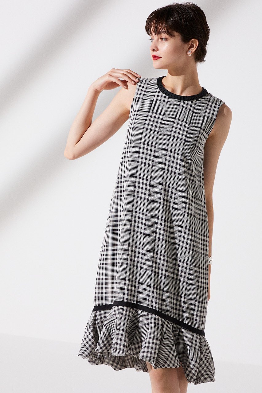 【デイジーリン/DAISY LIN】のDress ”Victoria” 人気、トレンドファッション・服の通販 founy(ファニー) 　ファッション　Fashion　レディースファッション　Fashion for Women　ワンピース　Dresses　フォーマル・パーティードレス・結婚式用ドレス　Elegant & Casual Dresses　チュニック　Tunic Tops & Dresses　アクセサリー　Fashion Accessories　ウォッシャブル　Machine Washable　カーディガン　Cardigan, Knitwear　チェック　Check, Plaid, Tartan　チュニック　Tunic, Long Top　トリミング　Trimming, Decorative Edge　モダン　Modern, Contemporary　リボン　Ribbon, Bow　ロング　Long, Long-Length　夏　Summer　other-7|ID: prp329100003419429 ipo3291000000032902512