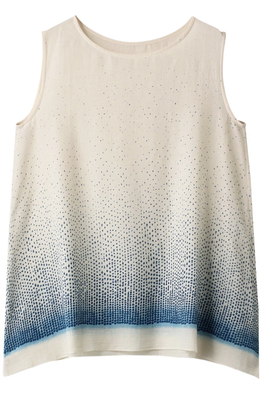 【プリスティン/PRISTINE】のグラデドットノースリーブブラウス 人気、トレンドファッション・服の通販 founy(ファニー) ファッション Fashion レディースファッション Fashion for Women トップス・カットソー Cut & Sew Tops キャミソール&ノースリーブ Camisoles & Sleeveless Tops シャツ・ブラウス・オフィスカジュアル Elegant Blouses & Button-Ups おすすめ Recommended / Our Picks グラデーション Gradient, Ombre ドット Polka Dot, Dot Pattern ノースリーブ Sleeveless, No-Sleeve ボトム Bottoms, Lower Wear リネン Linen, Linen Fabric other-1|ID: prp329100003419449 ipo3291000000036878229