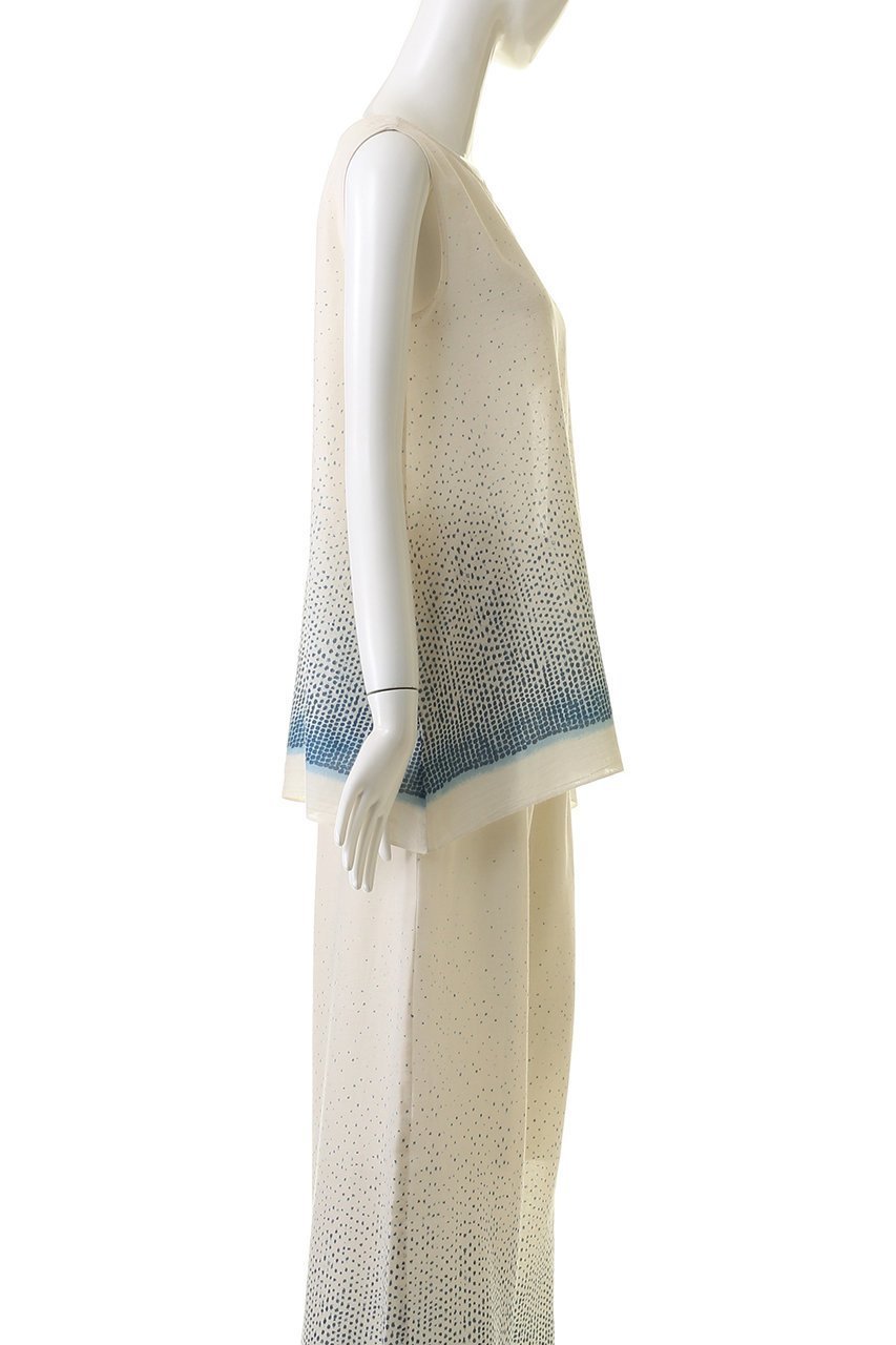 【プリスティン/PRISTINE】のグラデドットノースリーブブラウス 人気、トレンドファッション・服の通販 founy(ファニー) ファッション Fashion レディースファッション Fashion for Women トップス・カットソー Cut & Sew Tops キャミソール&ノースリーブ Camisoles & Sleeveless Tops シャツ・ブラウス・オフィスカジュアル Elegant Blouses & Button-Ups おすすめ Recommended / Our Picks グラデーション Gradient, Ombre ドット Polka Dot, Dot Pattern ノースリーブ Sleeveless, No-Sleeve ボトム Bottoms, Lower Wear リネン Linen, Linen Fabric other-3|ID: prp329100003419449 ipo3291000000036878232