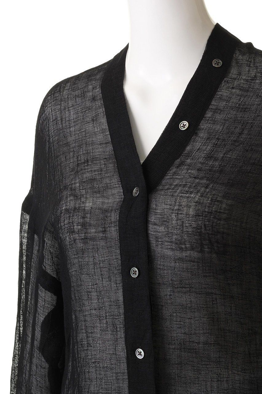 【エリオポール/heliopole】のCRUNCHY LINEN Vネックシャツ 人気、トレンドファッション・服の通販 founy(ファニー) 　ファッション　Fashion　レディースファッション　Fashion for Women　トップス・カットソー　Cut & Sew Tops　シャツ・ブラウス・オフィスカジュアル　Elegant Blouses & Button-Ups　Vネックトップス　V-Neck Tops / V-Cut Neckline Shirts　シアー　Sheer, See-Through　スリーブ　Sleeve, Long Sleeve / Short Sleeve　トレンド　Trend, Trending Now　リネン　Linen, Linen Fabric　ロング　Long, Long-Length　other-5|ID: prp329100003422201 ipo3291000000036842826