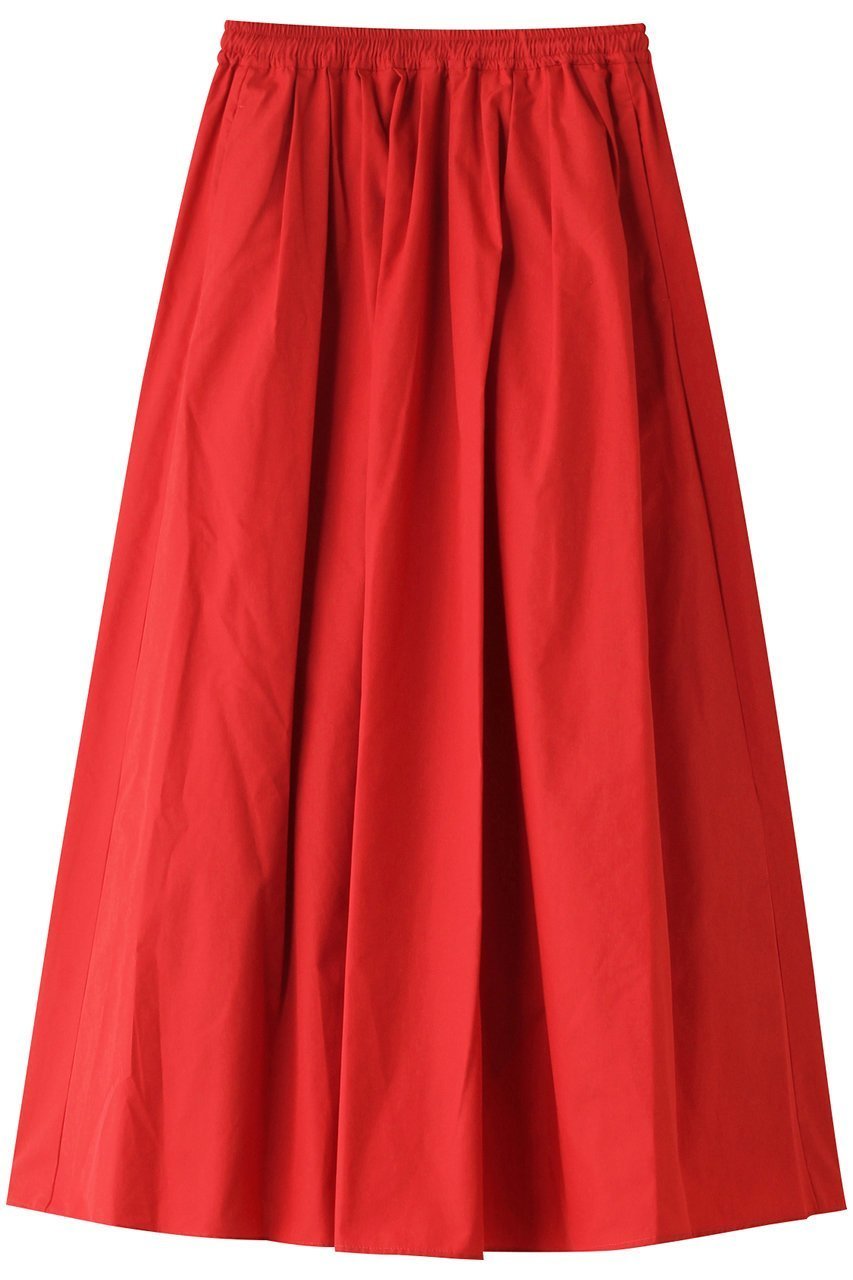 【ミディウミソリッド/MIDIUMISOLID】のtucked gather volume SK スカート インテリア・キッズ・メンズ・レディースファッション・服の通販 founy(ファニー) 　ファッション　Fashion　レディースファッション　WOMEN　スカート　Skirt　ロングスカート　Long Skirt　おすすめ　Recommend　ギャザー　Gather　コンパクト　Compact　シンプル　Simple　ロング　Long　red|ID: prp329100003422214 ipo3291000000026497244