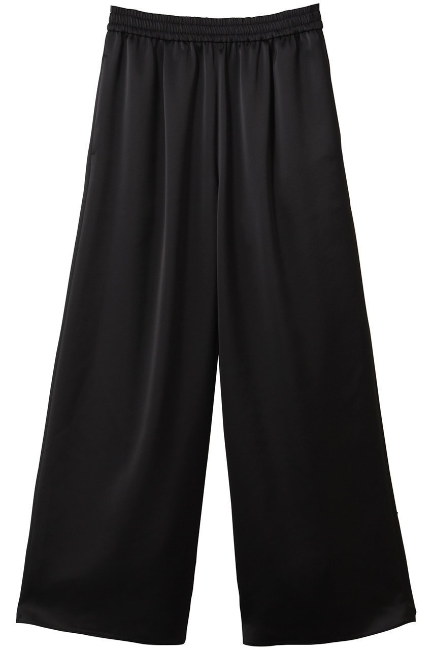 【アルアバイル/allureville】のサテンイージーパンツ インテリア・キッズ・メンズ・レディースファッション・服の通販 founy(ファニー) 　ファッション　Fashion　レディースファッション　Fashion for Women　パンツ　Pants & Trousers　2026年　2026　おすすめ　Recommended / Our Picks　とろみ　Fluid, Flowy Fabric　サテン　Satin, Glossy Fabric　シンプル　Simple, Minimal　ジャケット　Jacket, Outerwear　セットアップ　Set-Up, Coordinated Outfit　タンク　Tank Top, Sleeveless Top　夏　Summer　春　Spring　S/S・春夏　SS, Spring/Summer, Warm Season　ブラック|ID: prp329100003422216 ipo3291000000035576385