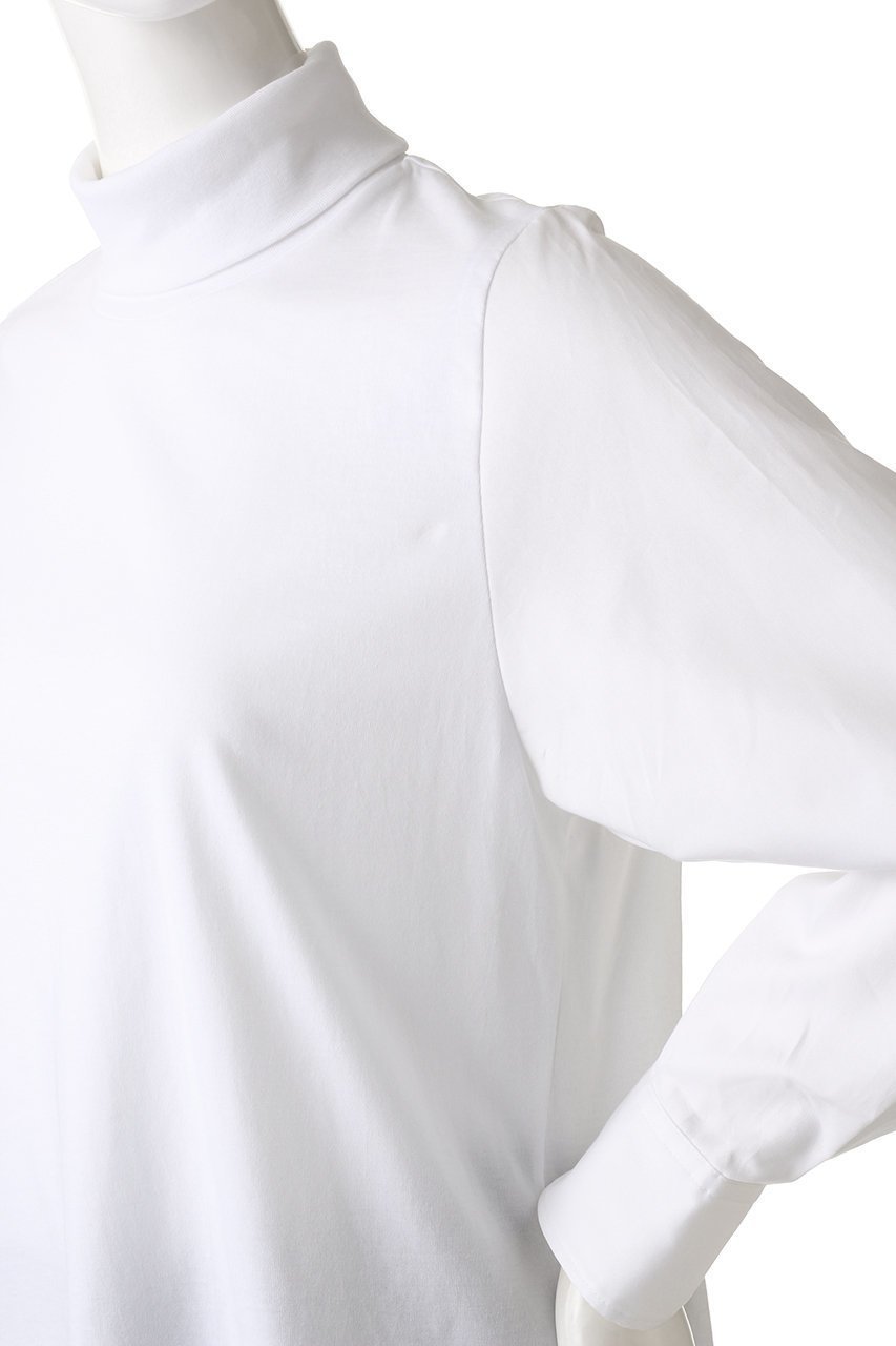 【コルピエロ/Col Pierrot】のタートルネックコンビネーションプルオーバー 人気、トレンドファッション・服の通販 founy(ファニー) 　ファッション　Fashion　レディースファッション　WOMEN　トップス・カットソー　Tops/Tshirt　シャツ/ブラウス　Shirts/Blouses　ロング / Tシャツ　T-Shirts　プルオーバー　Pullover　カットソー　Cut and Sewn　タートルネック　Turtleneck　インナー　Inner　カットソー　Cut And Sew　カフス　Cuffs　スリーブ　Sleeve　タートルネック　Turtleneck　ロング　Long　エレガント 上品　Elegant　A/W・秋冬　Aw・Autumn/Winter・Fw・Fall-Winter　other-5|ID: prp329100003422230 ipo3291000000031404808