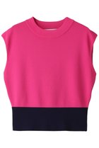 【アルアバイル/allureville】の【Loulou Willoughby】バイカラーMOCK NECK プルオーバー ピンク|ID: prp329100003425432 ipo3291000000032959413