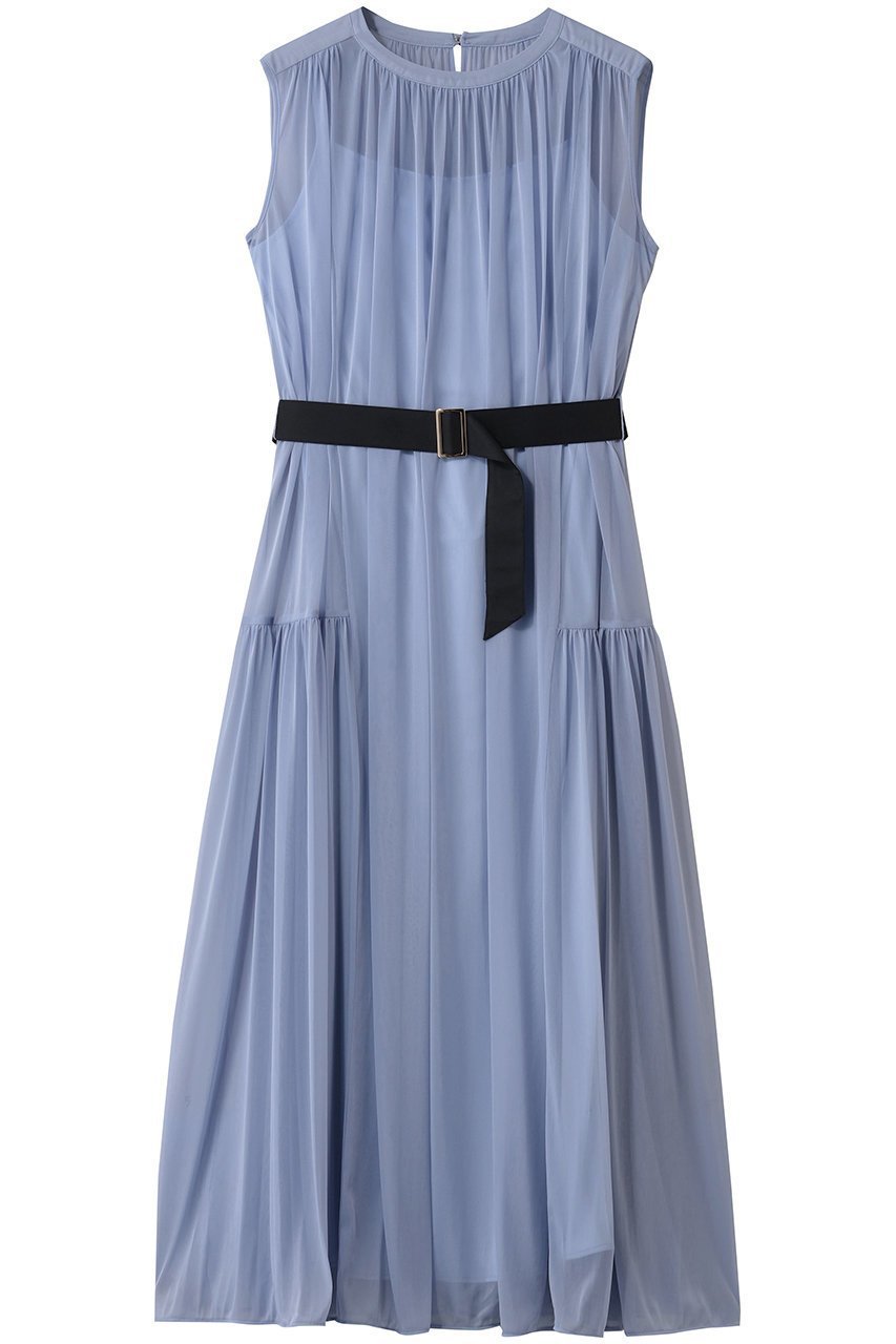 【アルアバイル/allureville】のエスパンディワイドベルトワンピース インテリア・キッズ・メンズ・レディースファッション・服の通販 founy(ファニー) ファッション Fashion レディースファッション Fashion for Women ワンピース Dresses チュニック Tunic Tops & Dresses ベルト&ウエストマーク Belts & Waist Accessories 2026年 2026 インナー Innerwear キャミソール Camisole, Spaghetti Strap Top チュニック Tunic, Long Top パーティ Party, Party Style モダン Modern, Contemporary ロング Long, Long-Length ワイド Wide, Wide Fit エレガント 上品 Elegant 夏 Summer 春 Spring S/S・春夏 SS, Spring/Summer, Warm Season ライトブルー|ID: prp329100003425433 ipo3291000000034816661