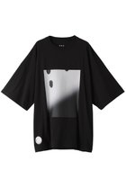 【スリー ドッツ/three dots】の【UNISEX】EZ MOMENTグラフィックTシャツ ブラック|ID:prp329100003425449