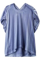 【ミズイロ インド/mizuiro ind】のpigment dyed gather slv T Tシャツ blue|ID:prp329100003425461