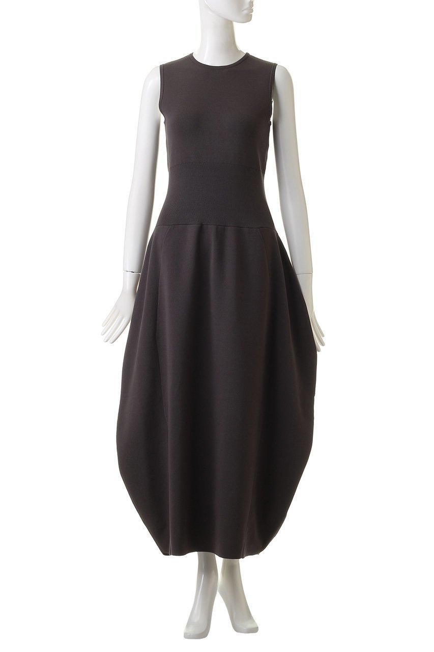 【リムアーク/RIM.ARK】のWaist rib knit OP/ワンピース 人気、トレンドファッション・服の通販 founy(ファニー) 　ファッション　Fashion　レディースファッション　WOMEN　ワンピース　Dress　チュニック　Tunic　コンパクト　Compact　チュニック　Tunic　バルーン　Balloon　ロング　Long　other-2|ID: prp329100003425482 ipo3291000000031404673