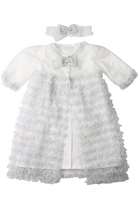 【ポプキンズ/POMPKINS / KIDS】 【BABY】ラメチュールフリルドレス人気、トレンドファッション・服の通販 founy(ファニー) ファッション Fashion キッズファッション KIDS ワンピース Dress/Kids おすすめ Recommend ギフト プレゼント Gift Present 定番 Standard |ID:prp329100003427808