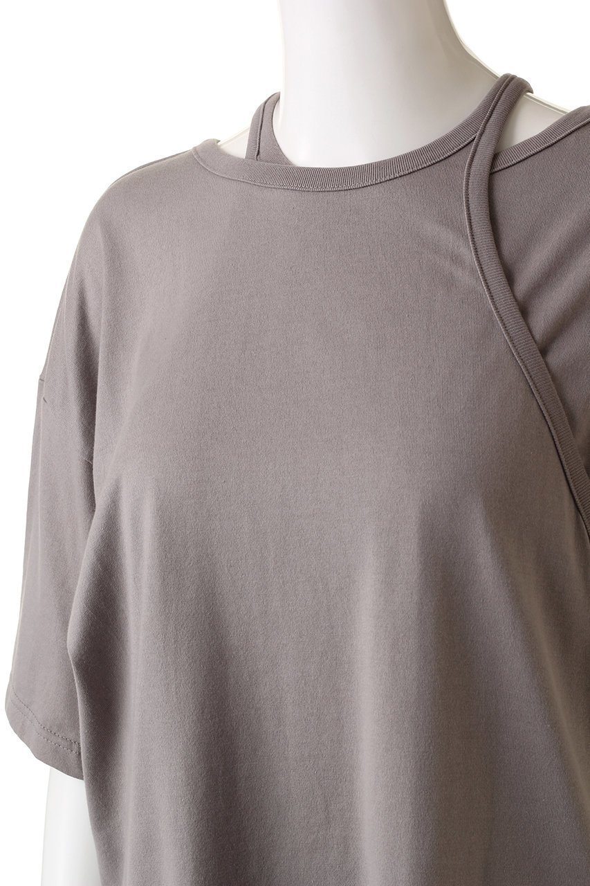 【クラネ/CLANE】のHALTER LAYERED TOPS Tシャツ/カットソー 人気、トレンドファッション・服の通販 founy(ファニー) 　ファッション　Fashion　レディースファッション　Fashion for Women　トップス・カットソー　Cut & Sew Tops　シャツ・ブラウス・オフィスカジュアル　Elegant Blouses & Button-Ups　ロングTシャツ・Tシャツ　Longline T-Shirts & Tees　カットソー・ベーシックTシャツ　Cut-and-Sewn Tops / Stretch Tees & Basics　カットソー　Cut and Sewn Top　ショート　Short, Short Length　スリーブ　Sleeve, Long Sleeve / Short Sleeve　ボトム　Bottoms, Lower Wear　other-5|ID: prp329100003428155 ipo3291000000035936136