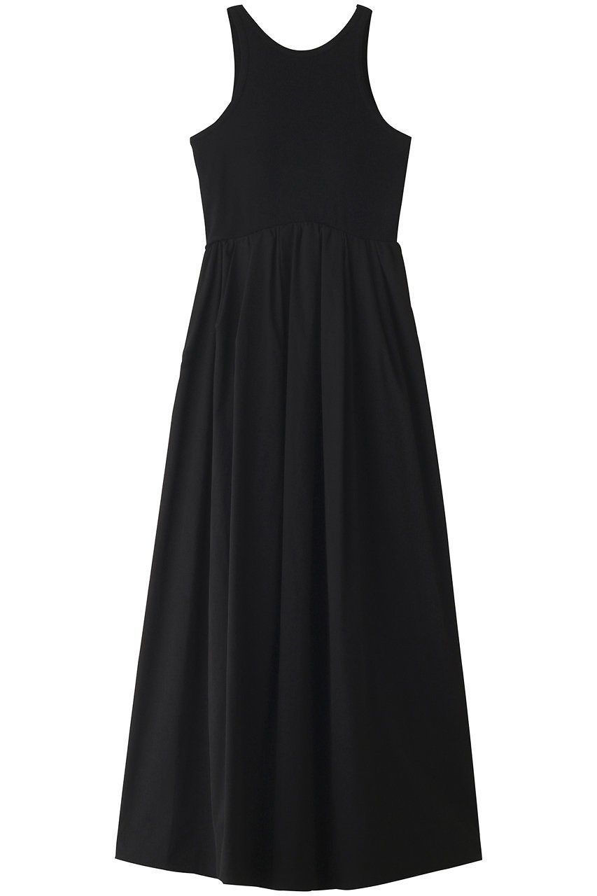 【クラネ/CLANE】のBACK OPEN CUP TANK ONE PIECE ワンピース インテリア・キッズ・メンズ・レディースファッション・服の通販 founy(ファニー) 　ファッション　Fashion　レディースファッション　Fashion for Women　ワンピース　Dresses　チュニック　Tunic Tops & Dresses　アメリカン　American Style　スリーブ　Sleeve, Long Sleeve / Short Sleeve　タンク　Tank Top, Sleeveless Top　チュニック　Tunic, Long Top　フィット　Fit, Slim Fit　ロング　Long, Long-Length　旅行　Travel　ブラック|ID: prp329100003428156 ipo3291000000032902519