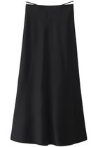 【クラネ/CLANE】のLOW WAIST SATIN SKIRT スカート 人気、トレンドファッション・服の通販 founy(ファニー) ファッション Fashion レディースファッション WOMEN スカート Skirt ロングスカート Long Skirt サテン Satin フィット Fit フレア Flare リボン Ribbon ロング Long エレガント 上品 Elegant thumbnail ブラック|ID: prp329100003428157 ipo3291000000022735109