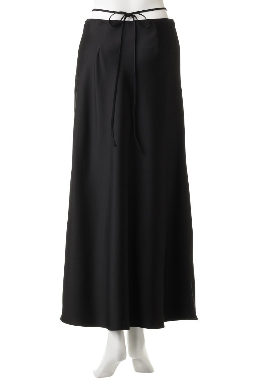【クラネ/CLANE】のLOW WAIST SATIN SKIRT スカート 人気、トレンドファッション・服の通販 founy(ファニー) 　ファッション　Fashion　レディースファッション　Fashion for Women　スカート　Skirts　ロングスカート　Long Skirts / Maxi & Midi Skirts　サテン　Satin, Glossy Fabric　フィット　Fit, Slim Fit　フレア　Flare, Flared　リボン　Ribbon, Bow　ロング　Long, Long-Length　エレガント 上品　Elegant　other-4|ID: prp329100003428157 ipo3291000000035814584
