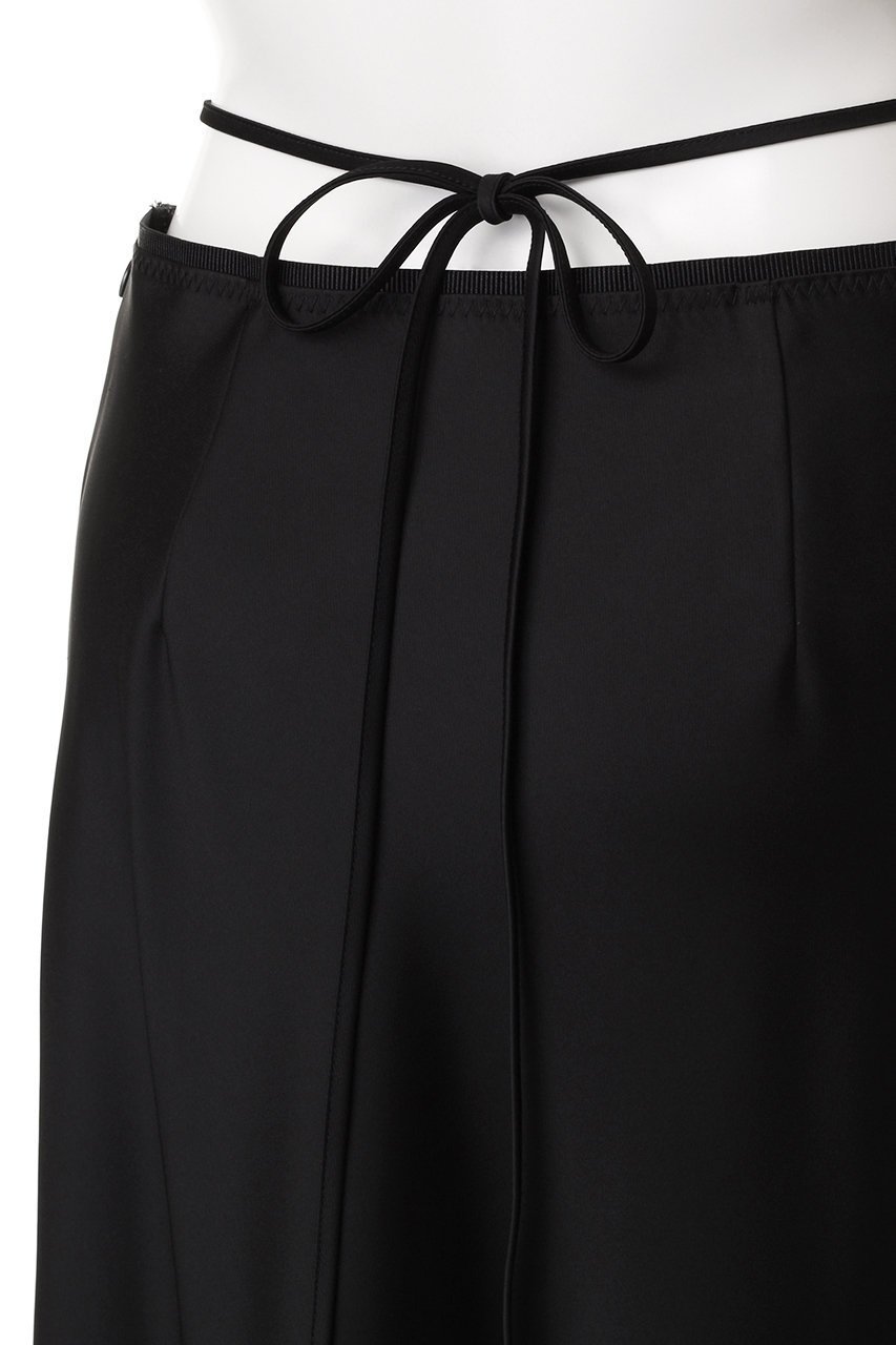 【クラネ/CLANE】のLOW WAIST SATIN SKIRT スカート 人気、トレンドファッション・服の通販 founy(ファニー) 　ファッション　Fashion　レディースファッション　Fashion for Women　スカート　Skirts　ロングスカート　Long Skirts / Maxi & Midi Skirts　サテン　Satin, Glossy Fabric　フィット　Fit, Slim Fit　フレア　Flare, Flared　リボン　Ribbon, Bow　ロング　Long, Long-Length　エレガント 上品　Elegant　other-6|ID: prp329100003428157 ipo3291000000035937109
