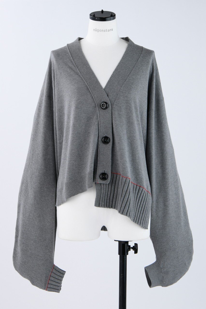 【ナゴンスタンス/nagonstans】のアシンメトリーヘムカーディガン インテリア・キッズ・メンズ・レディースファッション・服の通販 founy(ファニー) ファッション Fashion レディースファッション Fashion for Women トップス・カットソー Cut & Sew Tops カーディガン・羽織り Layered Style Cardigans シャツ・ブラウス・オフィスカジュアル Elegant Blouses & Button-Ups ロングTシャツ・Tシャツ Longline T-Shirts & Tees カットソー・ベーシックTシャツ Cut-and-Sewn Tops / Stretch Tees & Basics アシンメトリー Asymmetrical Style カーディガン Cardigan, Knitwear シンプル Simple, Minimal スリット Slit, Slit Detail バランス Balance, Style Balance Stone|ID: prp329100003430941 ipo3291000000032851668