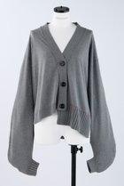 【ナゴンスタンス/nagonstans】のアシンメトリーヘムカーディガン Stone|ID: prp329100003430941 ipo3291000000036989472