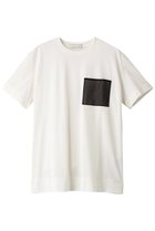 【ベイジ,/BEIGE,】のMOULINS(ムーラン)/ポケットTシャツ White×Black|ID:prp329100003430995