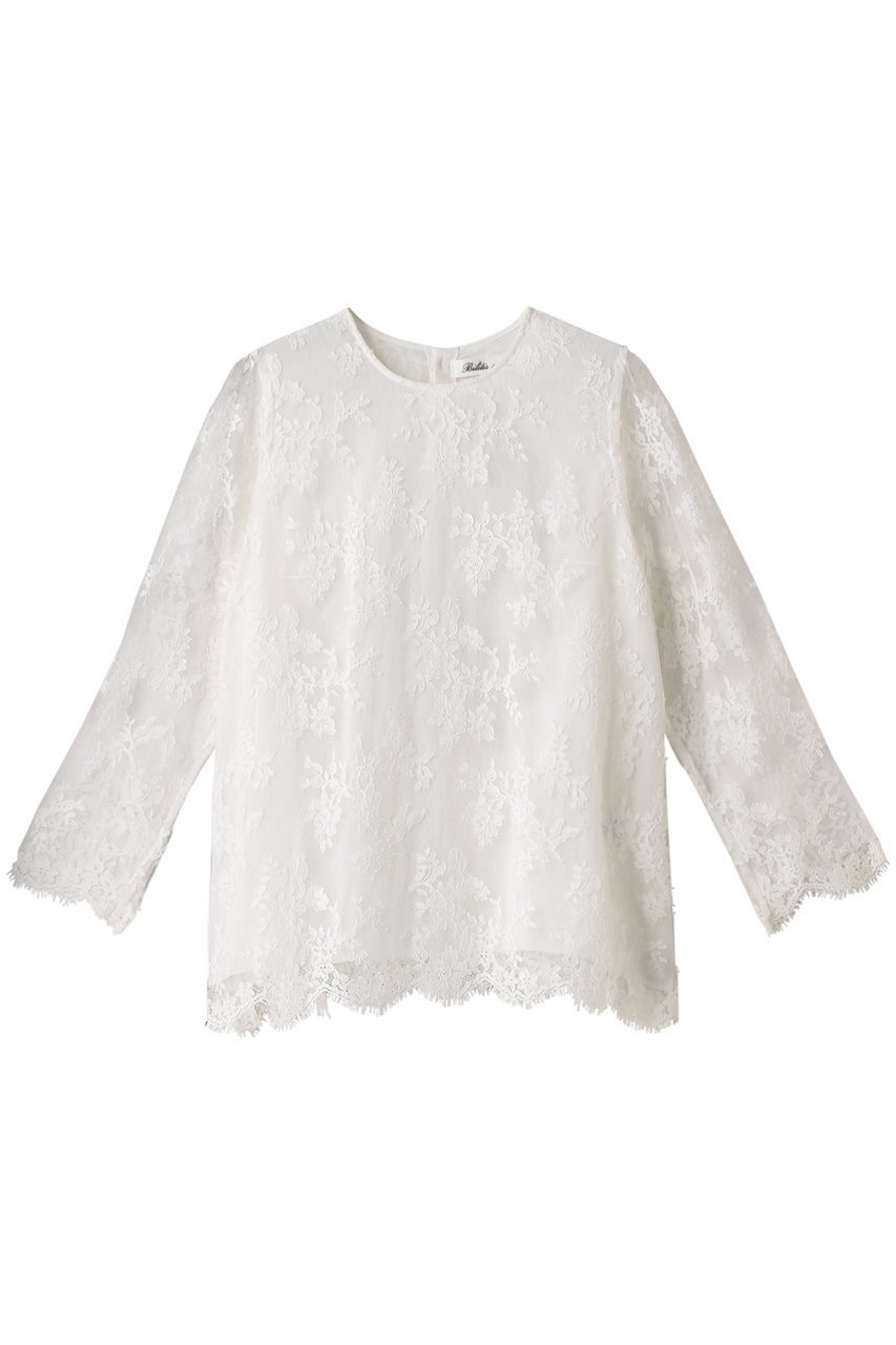 【ビリティス ディセッタン/Bilitis dix-sept ans】のリバーレースブラウス 人気、トレンドファッション・服の通販 founy(ファニー) 　ファッション　Fashion　レディースファッション　Fashion for Women　トップス・カットソー　Cut & Sew Tops　シャツ・ブラウス・オフィスカジュアル　Elegant Blouses & Button-Ups　アンティーク　Antique-Inspired　スカラップ　Scallop, Scalloped Edge　スリーブ　Sleeve, Long Sleeve / Short Sleeve　レース　Lace, Lace Fabric　ロング　Long, Long-Length　エレガント 上品　Elegant　 other-1|ID: prp329100003441450 ipo3291000000035823146