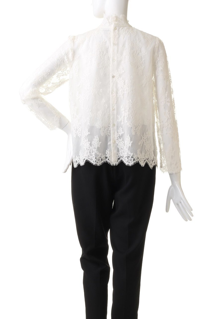 【ビリティス ディセッタン/Bilitis dix-sept ans】のリバーレースブラウス 人気、トレンドファッション・服の通販 founy(ファニー) 　ファッション　Fashion　レディースファッション　Fashion for Women　トップス・カットソー　Cut & Sew Tops　シャツ・ブラウス・オフィスカジュアル　Elegant Blouses & Button-Ups　オケージョン　Occasion Wear　スタンド　Stand Collar, Upright Stand　スリーブ　Sleeve, Long Sleeve / Short Sleeve　トレンド　Trend, Trending Now　フラワー　Flower, Floral　モチーフ　Motif, Design Theme　レース　Lace, Lace Fabric　ロング　Long, Long-Length　other-4|ID: prp329100003441450 ipo3291000000036725911