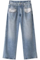 【メゾン マルジェラ/MAISON MARGIELA / MEN】の【MEN】ストレートジーンズ コントラストポケット付き ブルー|ID: prp329100003449946 ipo3291000000032828898