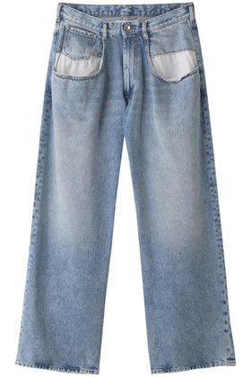 【メゾン マルジェラ/MAISON MARGIELA / MEN】の【MEN】ストレートジーンズ コントラストポケット付き 人気、トレンドファッション・服の通販 founy(ファニー) ファッション Fashion メンズファッション Fashion for Men ボトムス Bottoms デニムパンツ・ジーンズ Denim Pants ジーンズ Jeans, Denim Pants ストレート Straight, Straight Cut デニム Denim, Jeans Material ベーシック Basic, Essential ポケット Pocket, Pocket Detail ロング Long, Long-Length 定番 Standard, Basic Item |ID:prp329100003449946